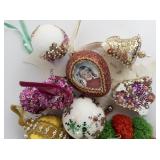HANDMADE CHRISTMAS ORNAMENT Assortment in "A Christmas Story" Tin