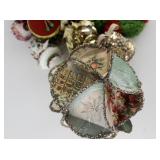 HANDMADE CHRISTMAS ORNAMENT Assortment in "A Christmas Story" Tin