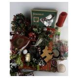 Large Christmas Lot!!! Vintage Tree Stand, Candles, Decorations & More!