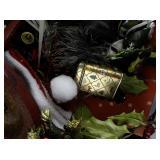 Large Christmas Lot!!! Vintage Tree Stand, Candles, Decorations & More!