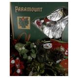 Large Christmas Lot!!! Vintage Tree Stand, Candles, Decorations & More!