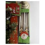 Large Christmas Lot!!! Vintage Tree Stand, Candles, Decorations & More!