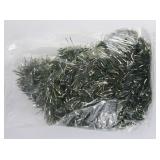 Group of Silver & Green Tinsel