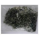 Group of Silver & Green Tinsel