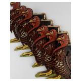 Group of 7 Pop-Out Turkeys