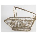 Metal Wire Festive Star Basket