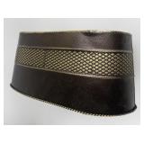 Festive Two-Tone Metal Basket 12"