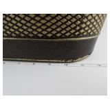 Festive Two-Tone Metal Basket 12"