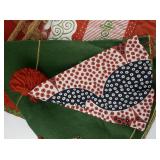 Large Lot of (Handmade) Christmas Decor. Christmas Tree Skirt, Apron, Placemats, Stockings & More!