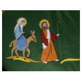 Large Lot of (Handmade) Christmas Decor. Christmas Tree Skirt, Apron, Placemats, Stockings & More!