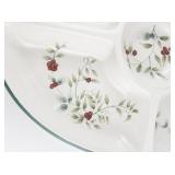 Pfaltzgraff "Winterberry" 5 Part Oval Divided Server