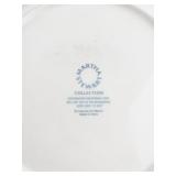 Martha Stewart Set of 8 Orleans Red Dinner Plates 11.5"