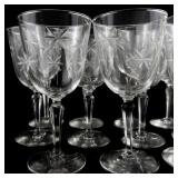 LIBBEY "Candlelight" set of Water goblets