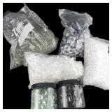 DISPLAY DECOR - Bags of Glass and Acrylic Marble-Like Balls and Beads
