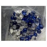 DISPLAY DECOR - Bags of Glass and Acrylic Marble-Like Balls and Beads