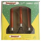 VINTAGE PARAMOUNT - Set of Two Electric Candle Lites. Both WORKING!!!