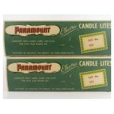 VINTAGE PARAMOUNT - Set of Two Electric Candle Lites. Both WORKING!!!