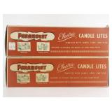 VINTAGE PARAMOUNT - Set of Two Electric Candle Lites. Both WORKING!!!