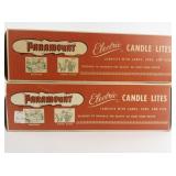 VINTAGE PARAMOUNT - Set of Two Electric Candle Lites. Both WORKING!!!