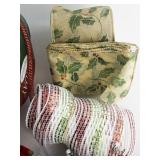 Lot of Christmas Ribbon & Decor