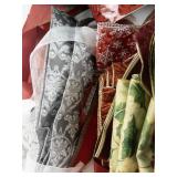 Lot of Christmas Ribbon & Decor