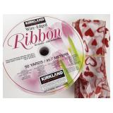 4 Large Rolls of Kirkland Holiday Ribbon