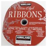 4 Large Rolls of Kirkland Holiday Ribbon