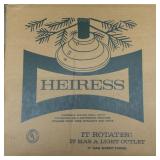 Vintage ***HEIRESS** Rotating Christmas Tree Turner Stand with Original Packaging - WORKS - EXCELLENT CONDITION