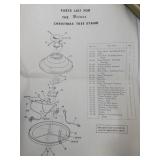 Vintage ***HEIRESS** Rotating Christmas Tree Turner Stand with Original Packaging - WORKS - EXCELLENT CONDITION