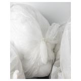 Large Lot of White Fluff/Faux Snow for X-Mas Decor