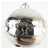 Wallace Silversmiths  1988 "Holiday Bells & Medallions" silver plate Christmas Sleigh Bell Ornament . Limited Edition 18th in a Series