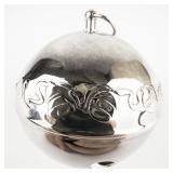 Wallace Silversmiths  1988 "Holiday Bells & Medallions" silver plate Christmas Sleigh Bell Ornament . Limited Edition 18th in a Series