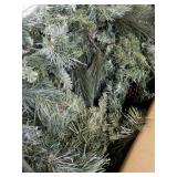 Large Box of Green Garland X-Mas Decorations