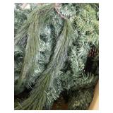 Large Box of Green Garland X-Mas Decorations