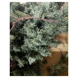 Large Box of Green Garland X-Mas Decorations