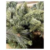 Large Box of Green Garland X-Mas Decorations