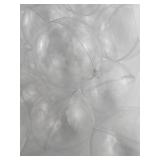 Set of 48 - Craft Balls Acrylic Ball Transparent - 3in diameter approx