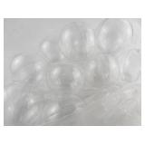 Set of 12 - Craft Balls Acrylic Ball Transparent - 4in diameter approx