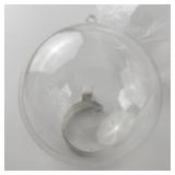 Set of 12 - Craft Balls Acrylic Ball Transparent - 4in diameter approx