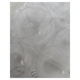 Craft Balls Acrylic Ball Transparent - 3 Different Sizes - Total 34