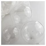 Craft Balls Acrylic Ball Transparent - 3 Different Sizes - Total 34