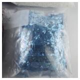 Group of Decor -White Fake Snow, Reindeer Moss Red Coral & Blue Confetti