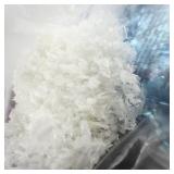 Group of Decor -White Fake Snow, Reindeer Moss Red Coral & Blue Confetti