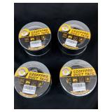 CZOFFPRO Duct Tape 20 Yard x 2 Rolls, Black - Set of 4