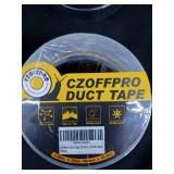 CZOFFPRO Duct Tape 20 Yard x 2 Rolls, Black - Set of 4