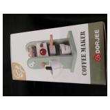 Dorjee Wooden Coffee Maker Playset for Kids