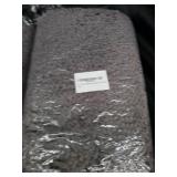 Lot of 3 Chenille Long Bathroom Rugs Runners - Dark Grey