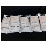 Lot of 5 LUTTY Beige Fashion Cases for 5.7 Inch Phones