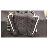 DAVYSHOC Quilted Black Multifunctional Organizer Bag