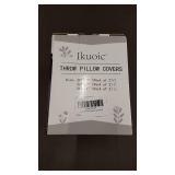 Ikuoic Throw Pillow Covers (Pack of 2) - 22x22 Inch